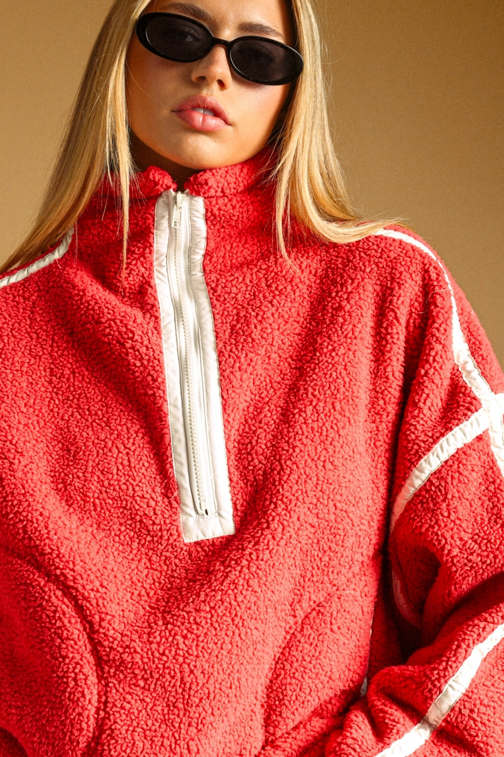 Cozy Does It Sherpa Pullover