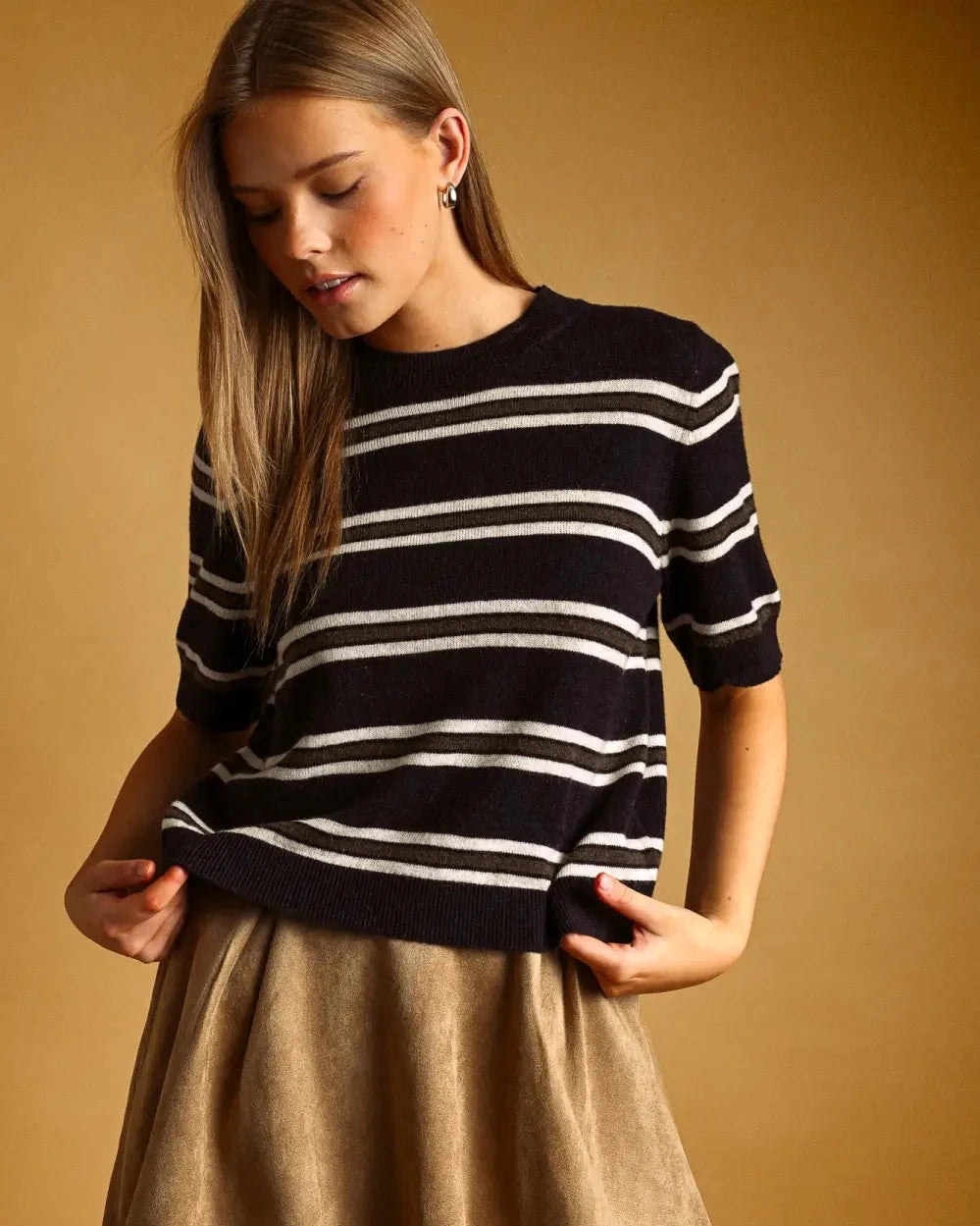 Earn Your Stripes Knit Top