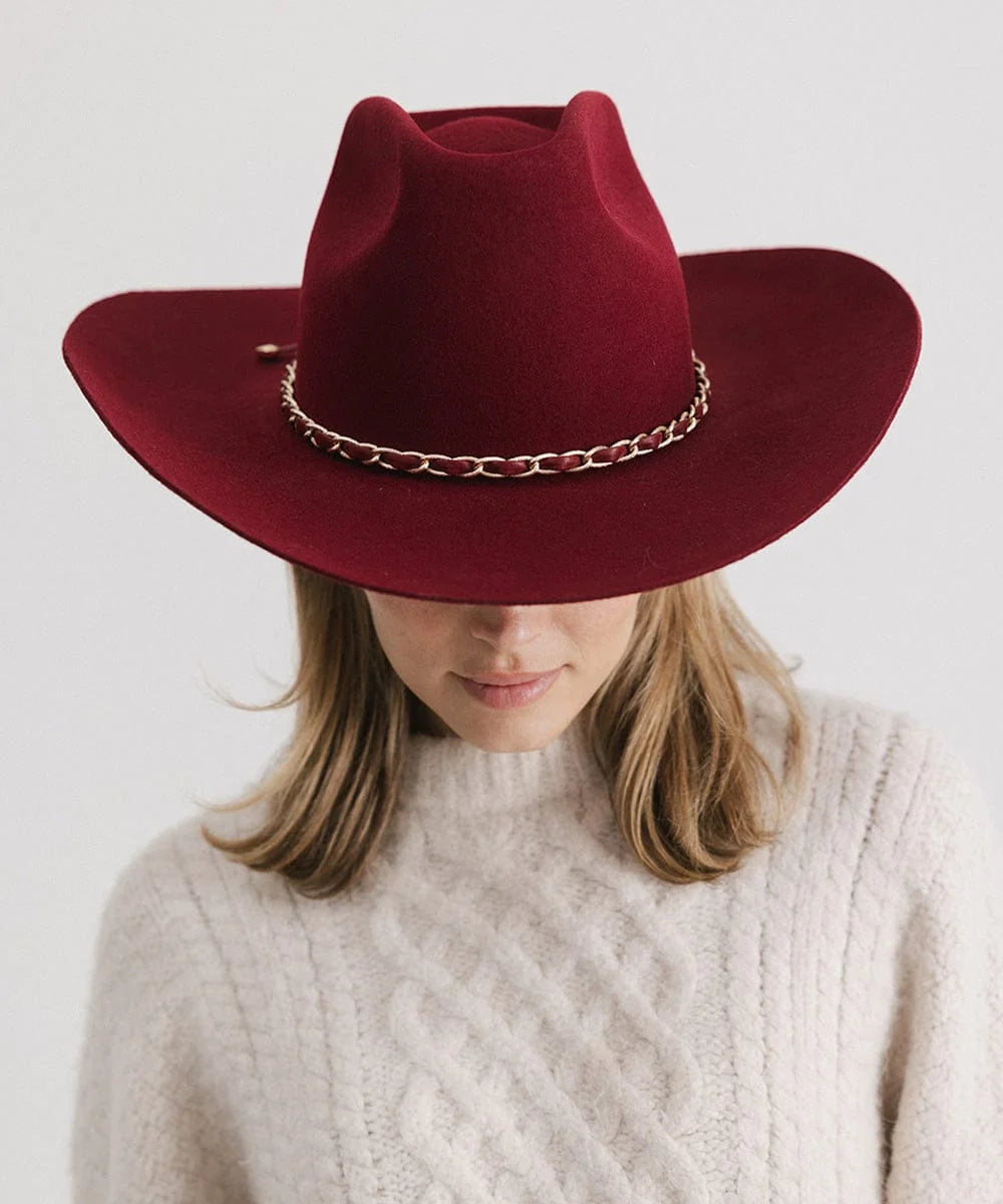 Limited Edition Lane Burgundy Cowboy Hat