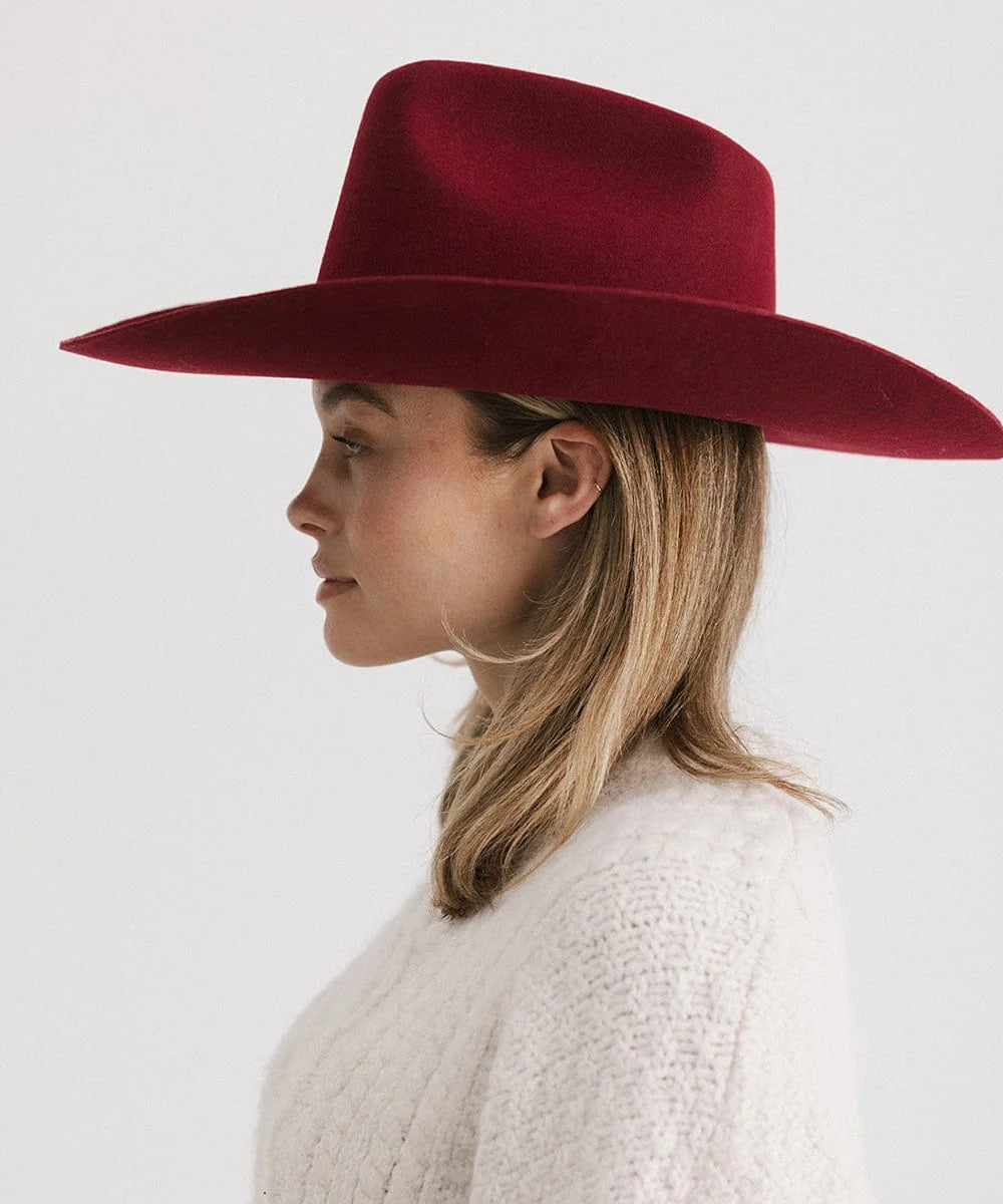 Limited Edition Lane Burgundy Cowboy Hat