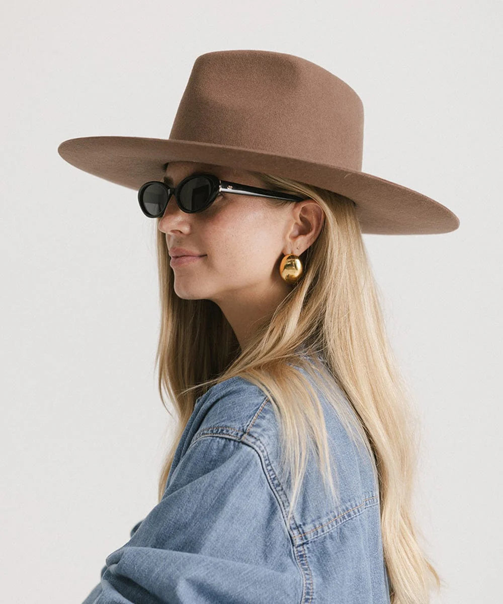 Wesley Wide Brim Fedora by Gigi Pip
