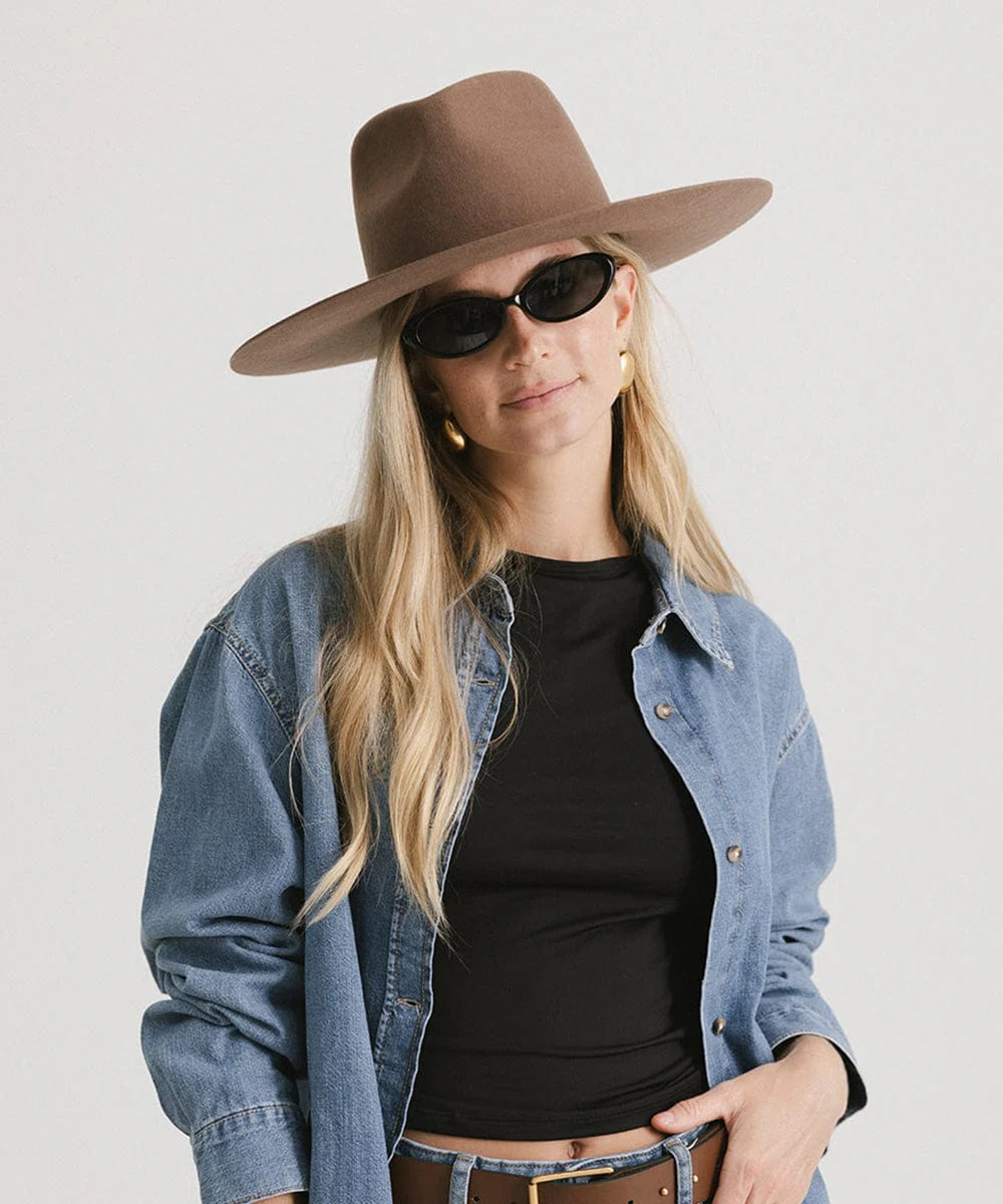 Wesley Wide Brim Fedora by Gigi Pip