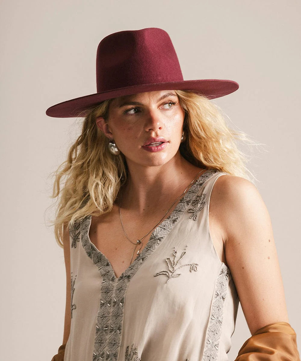 Wesley Wide Brim Fedora by Gigi Pip