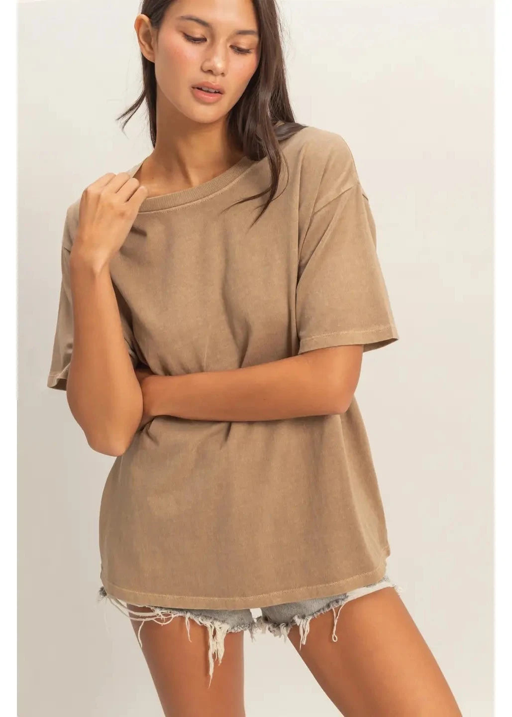 Pigment Dyed Crew Neck