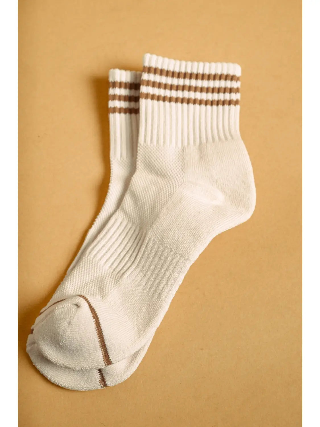Ankle Socks with Pastel Stripes