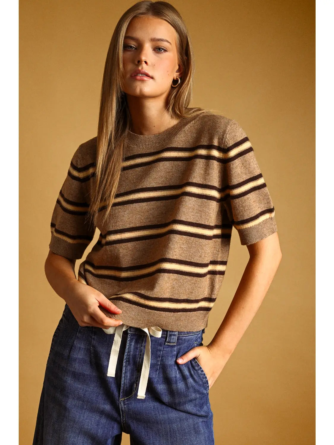 Earn Your Stripes Knit Top