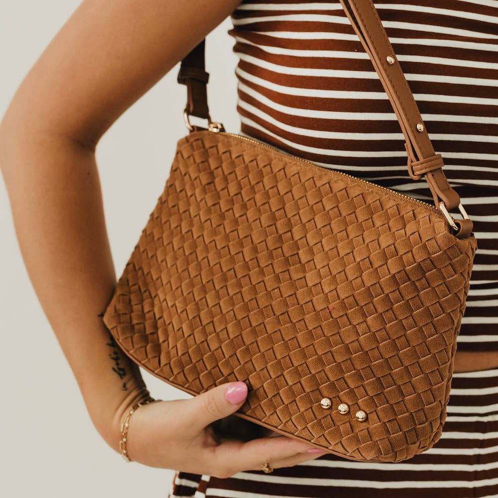 Suede Harper Hobo Shoulder Bag