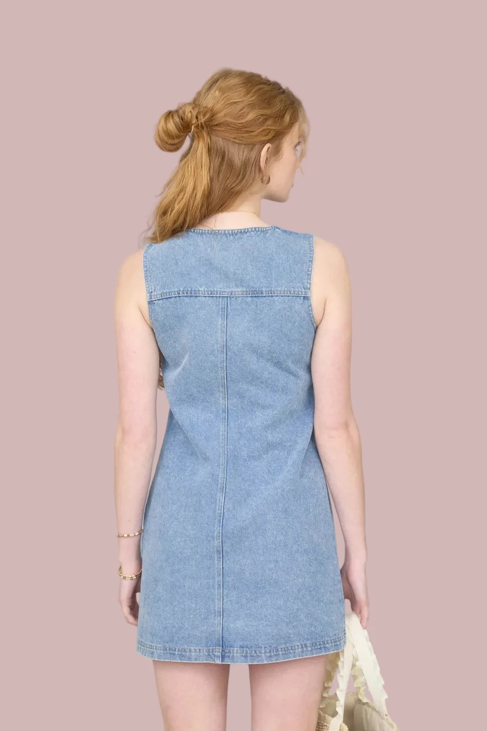 Button Up Mini Dress