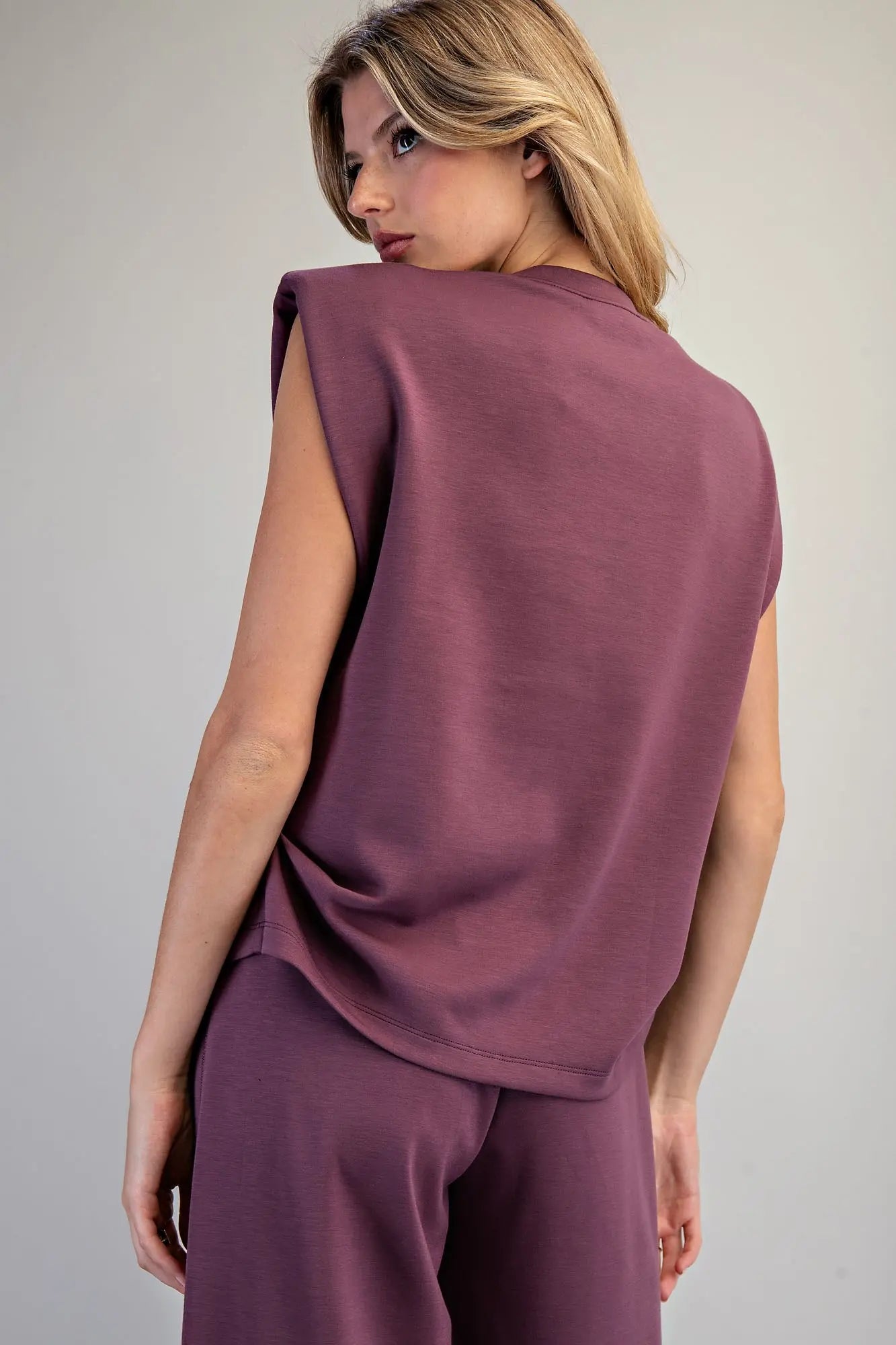 Padded Cap Sleeve Top