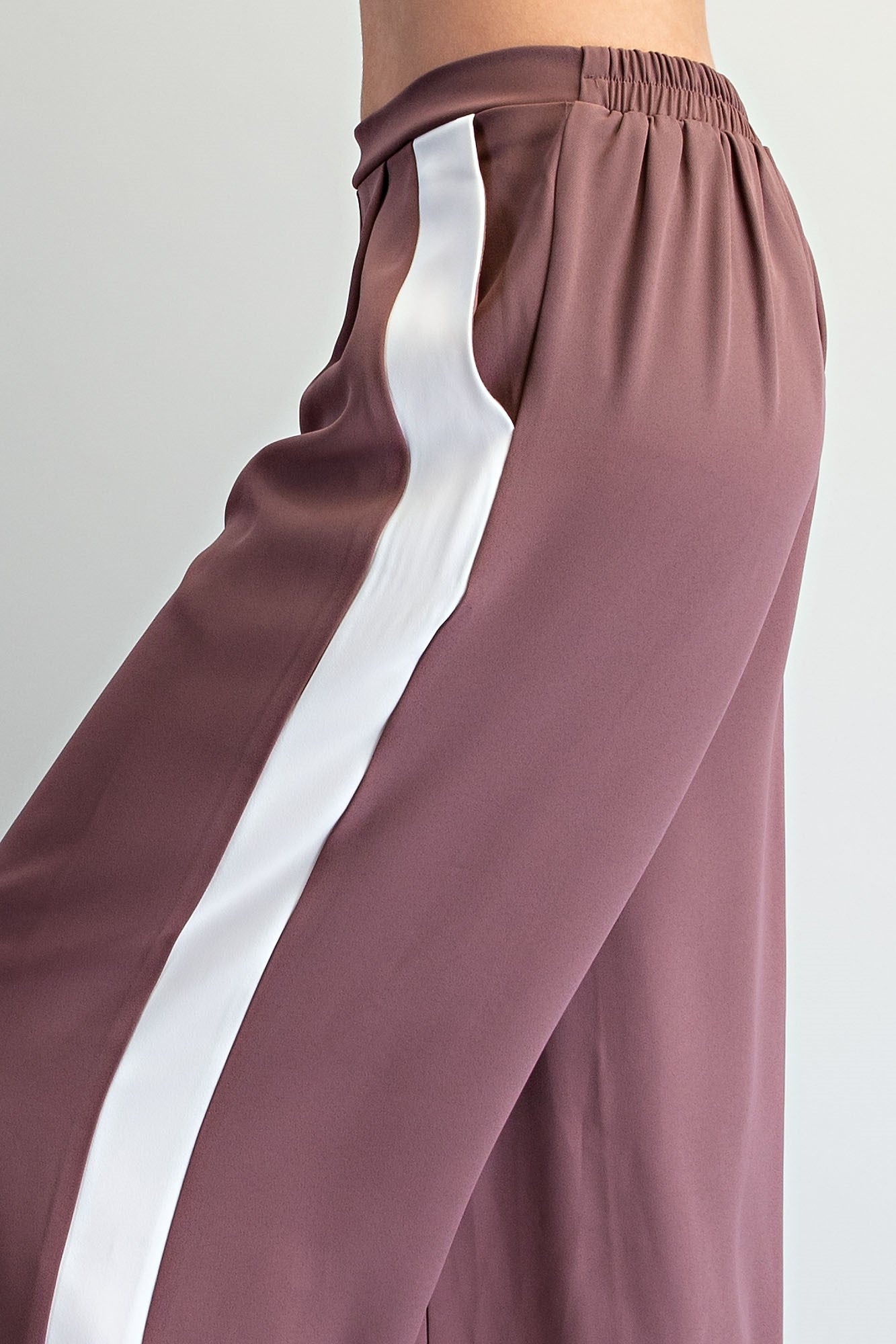 Side Stripe Wide Leg Pant