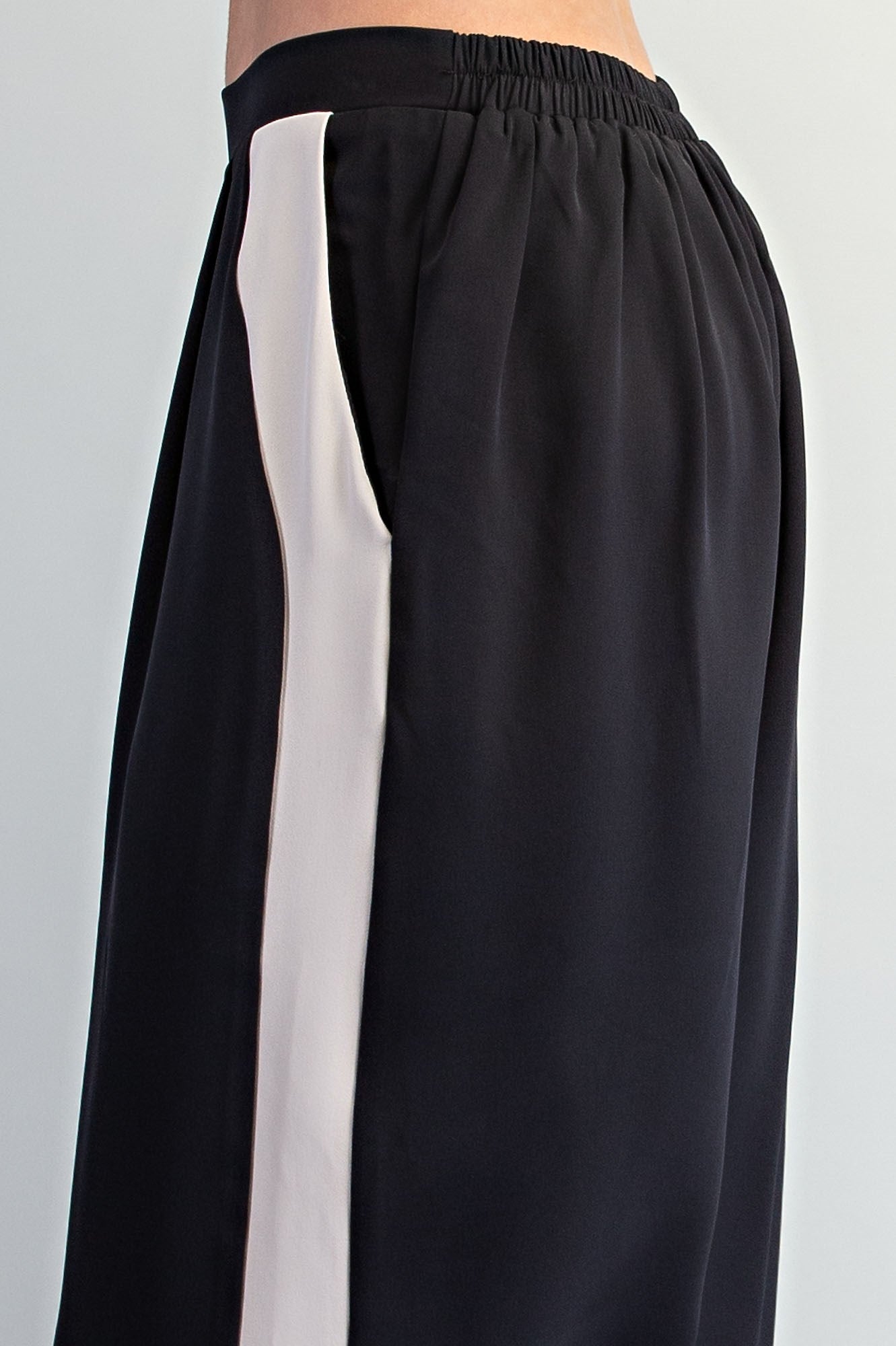 Side Stripe Wide Leg Pant