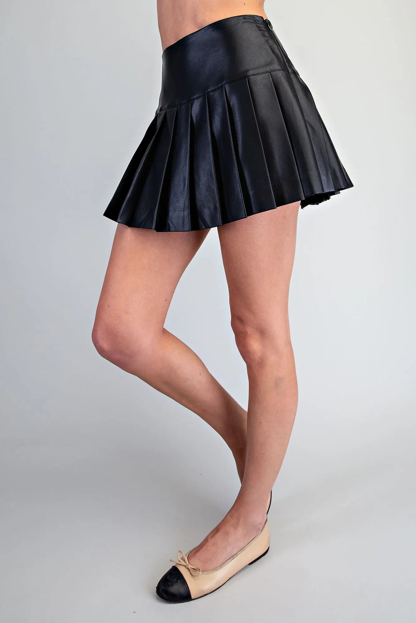 Pleated Mini Skort
