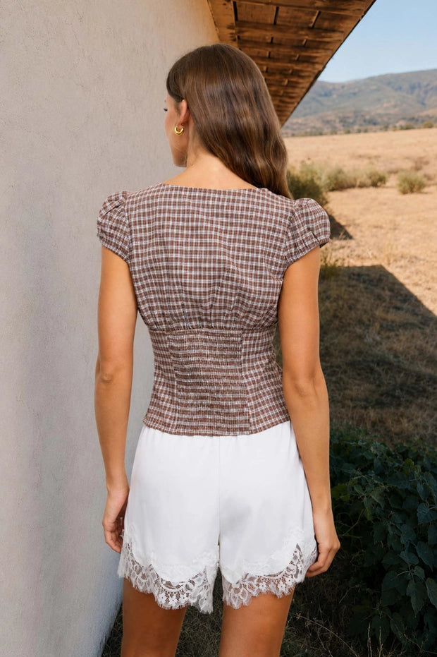 Plaid About You Top