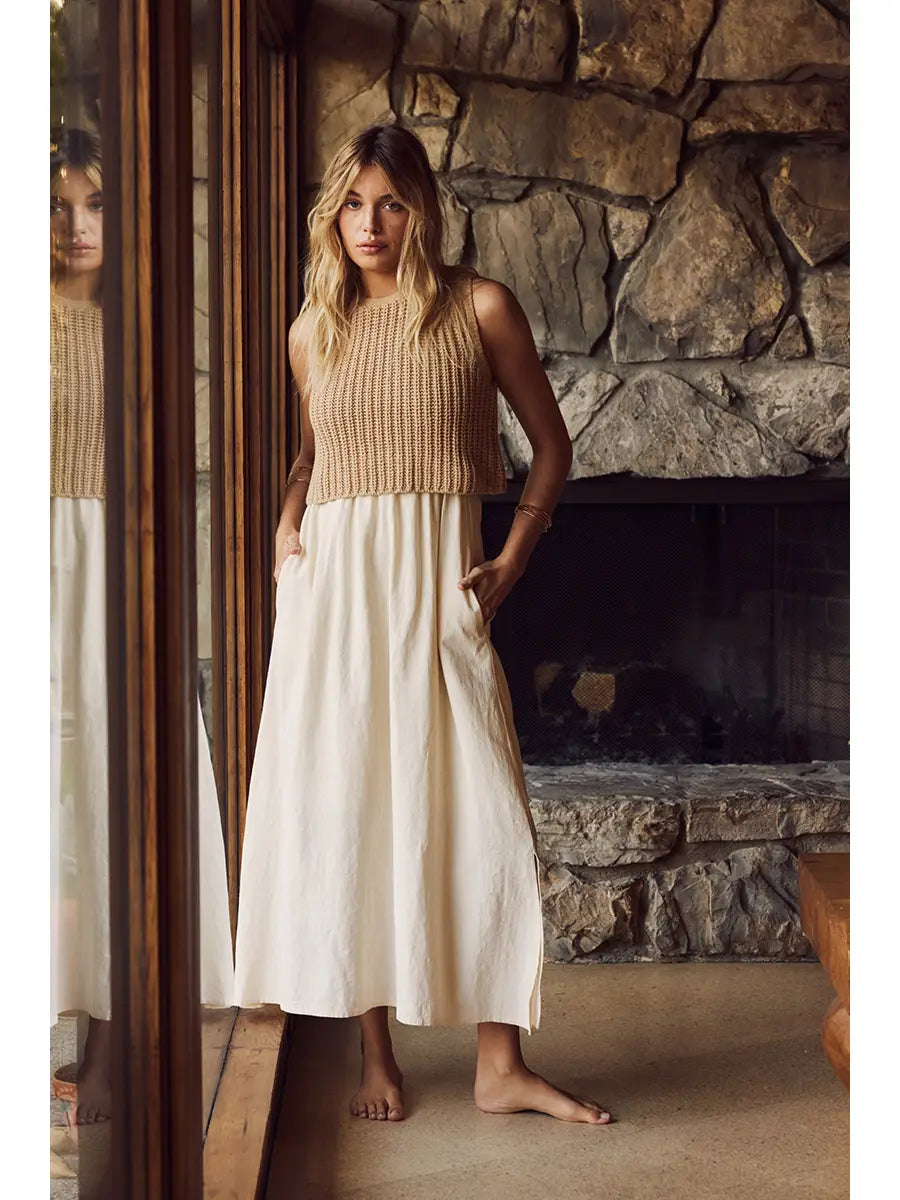 Chunky Sweater Midi Dress