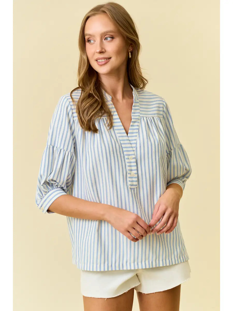 Striped Pullover Top