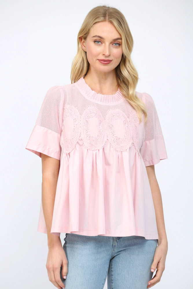 Mesh Blouse