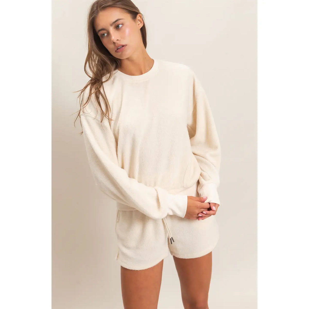 Cloud Sweatshirt & Shorts Set