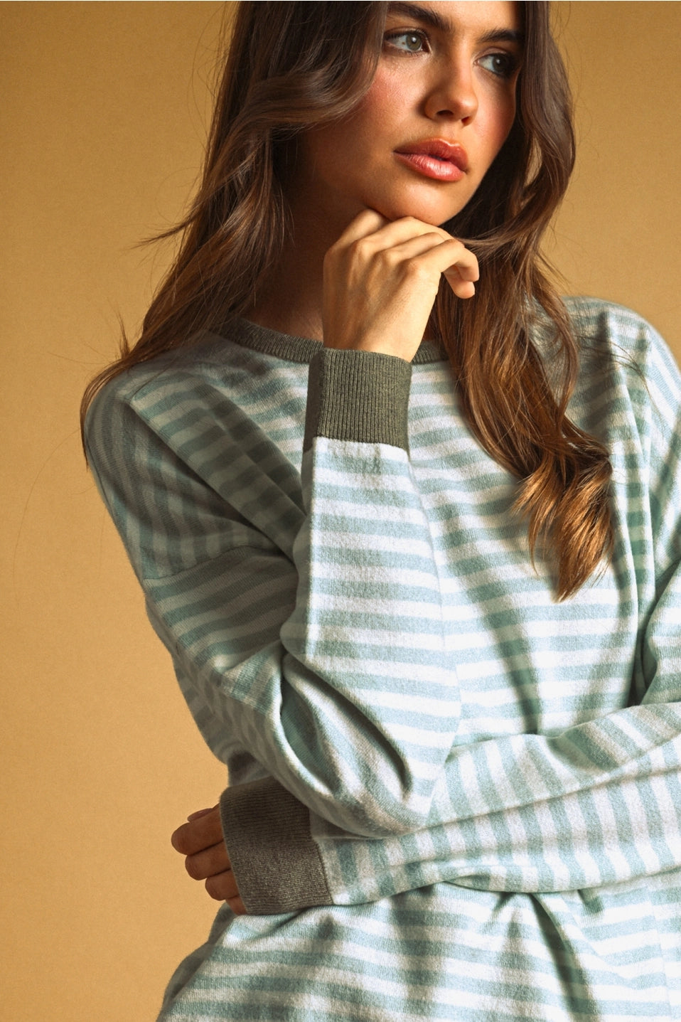 Remi Contrast Knit Top