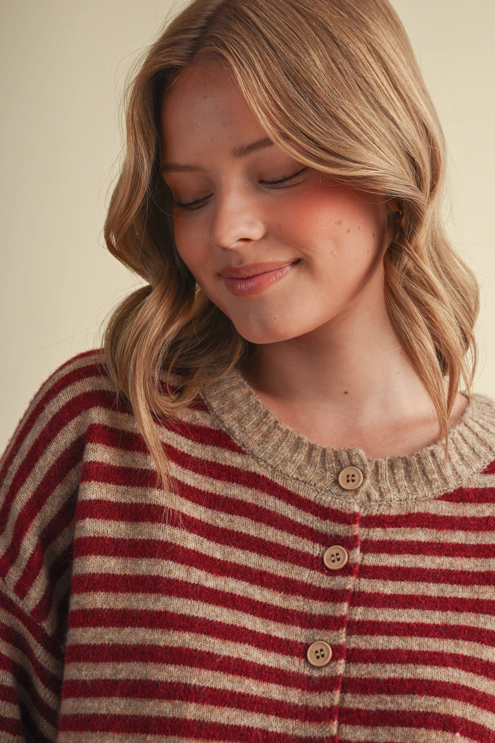 Ardyn Striped Short Sleeve Sweater