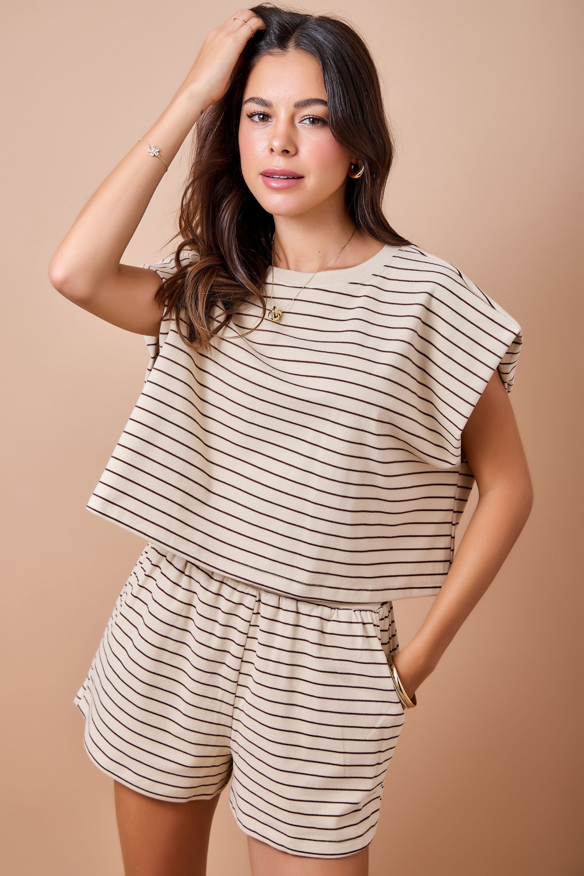 Striped Lounge Shorts