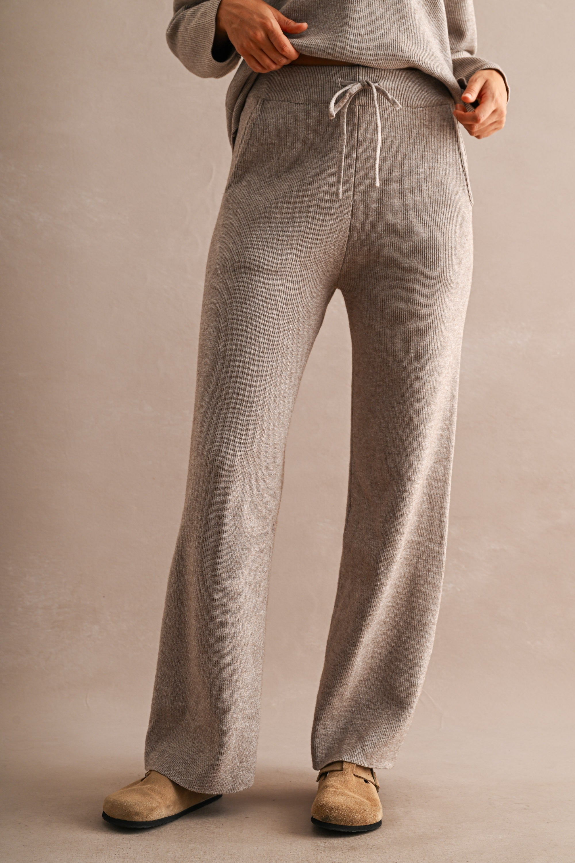 The Coziest Half-Zip Knit Set