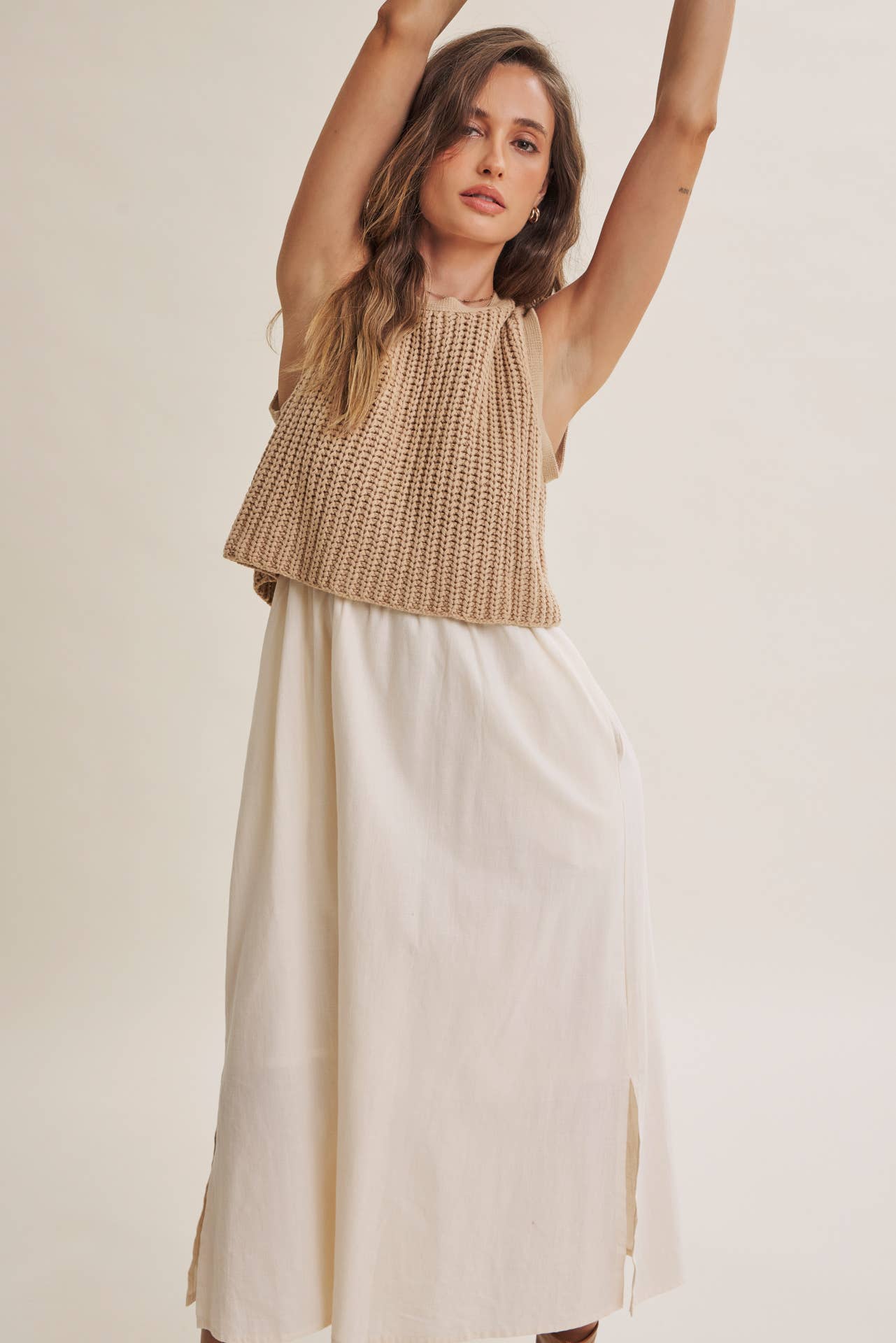 Chunky Sweater Midi Dress