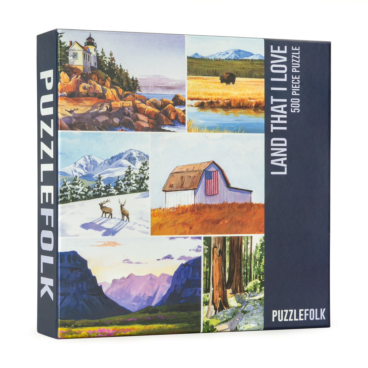 Land that I Love 500 Piece American landscapes Puzzle