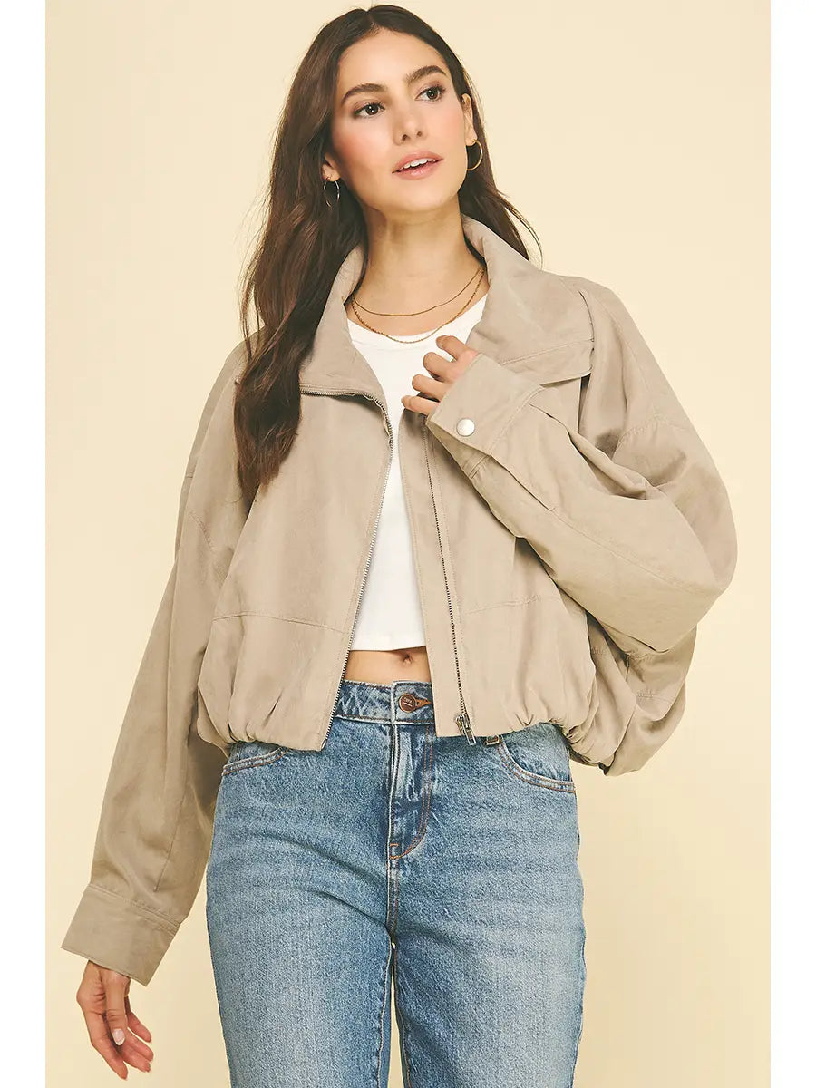 Kacey Bubble Bomber Jacket