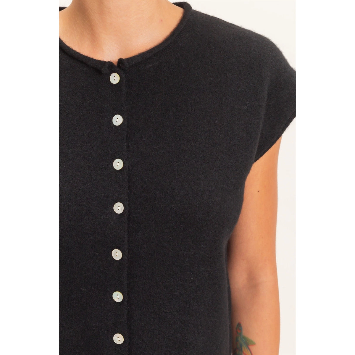 Hollie Rolled Edge Sweater Vest