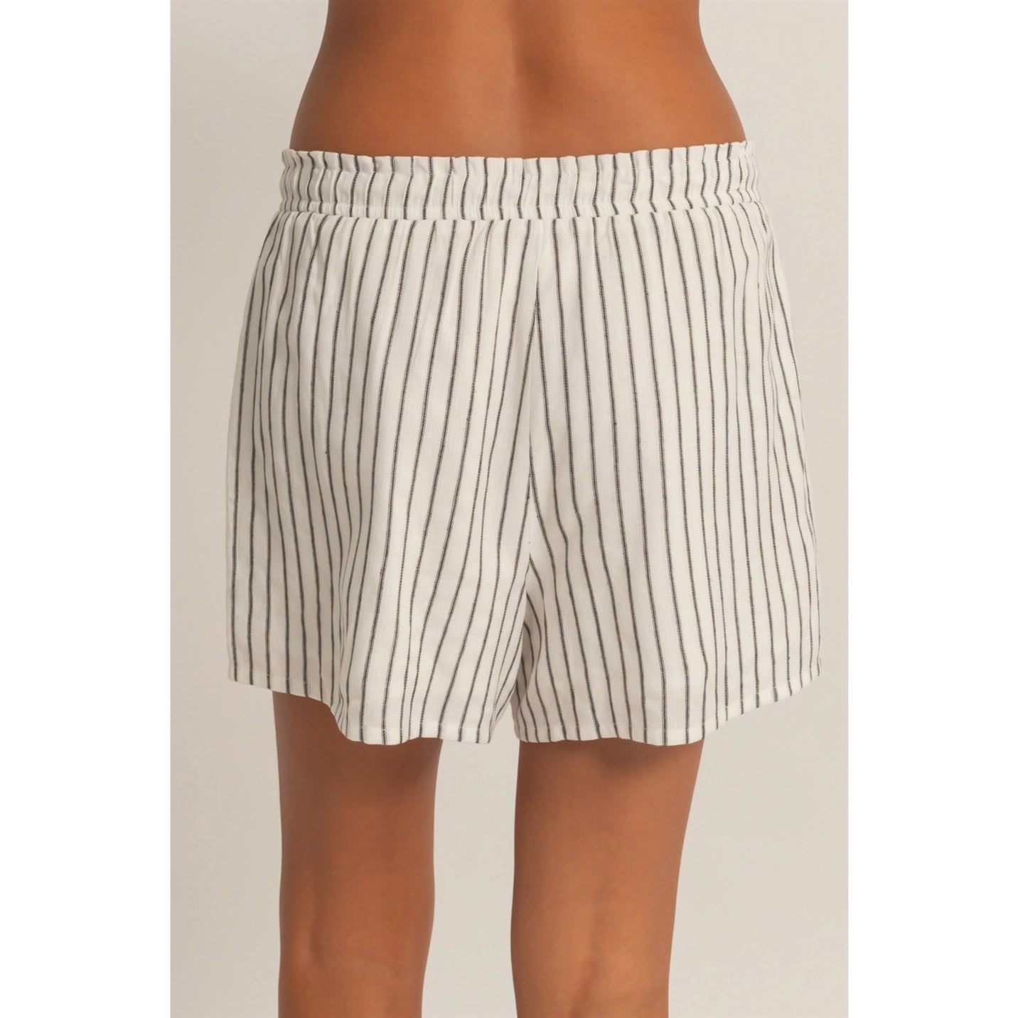 Striped Drawstring Shorts