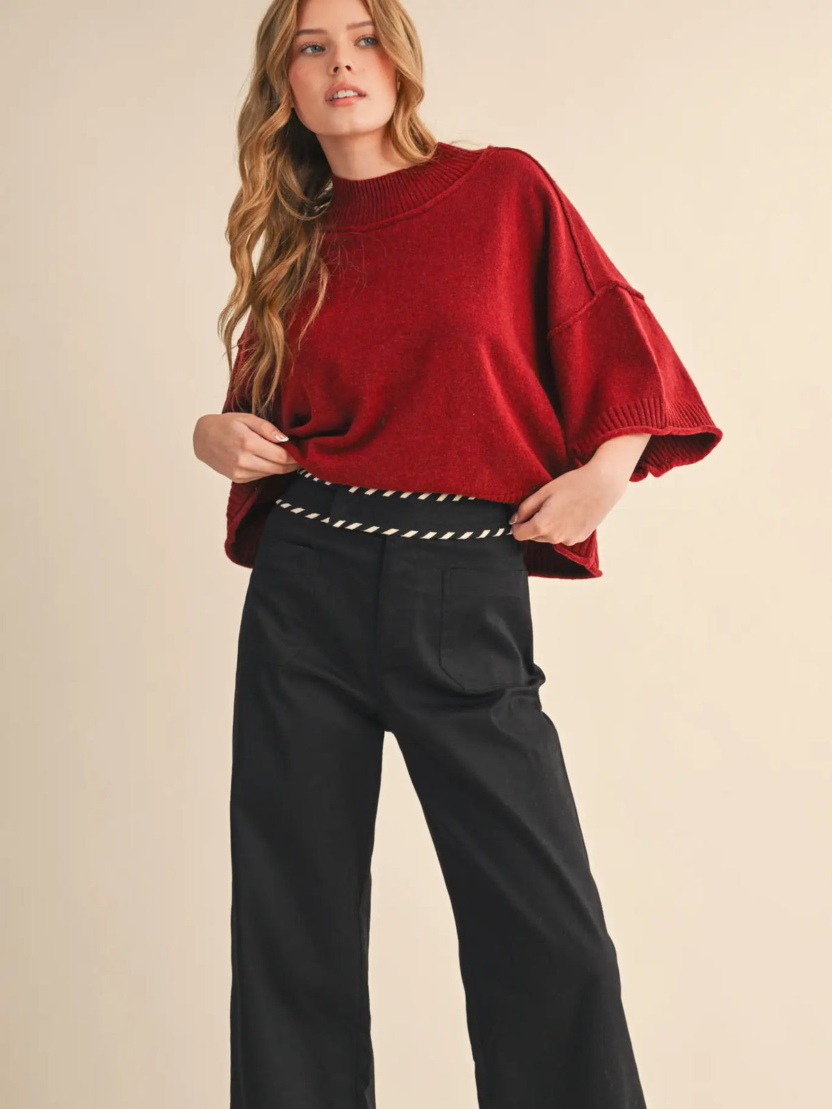 Charley Marled Knit Sweater