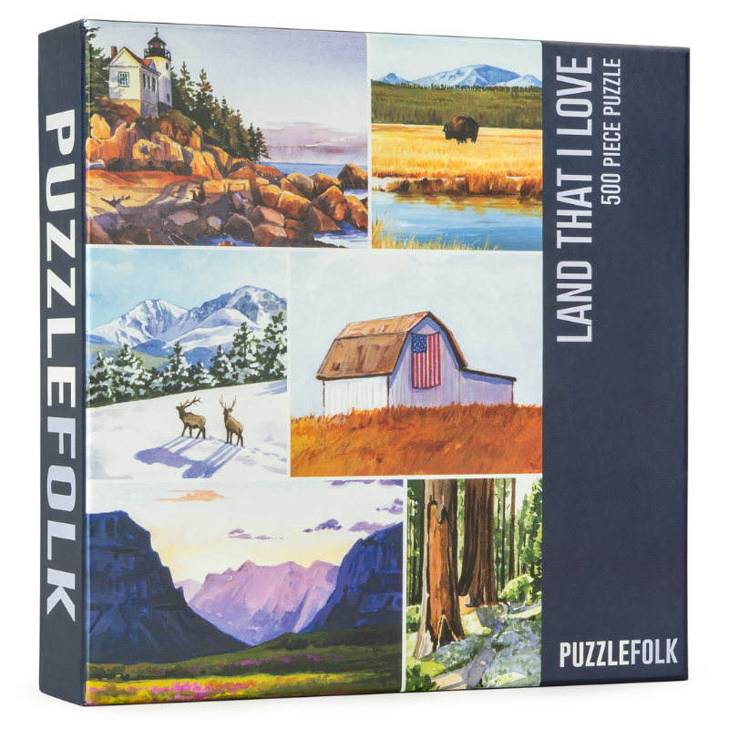 Land that I Love 500 Piece American landscapes Puzzle