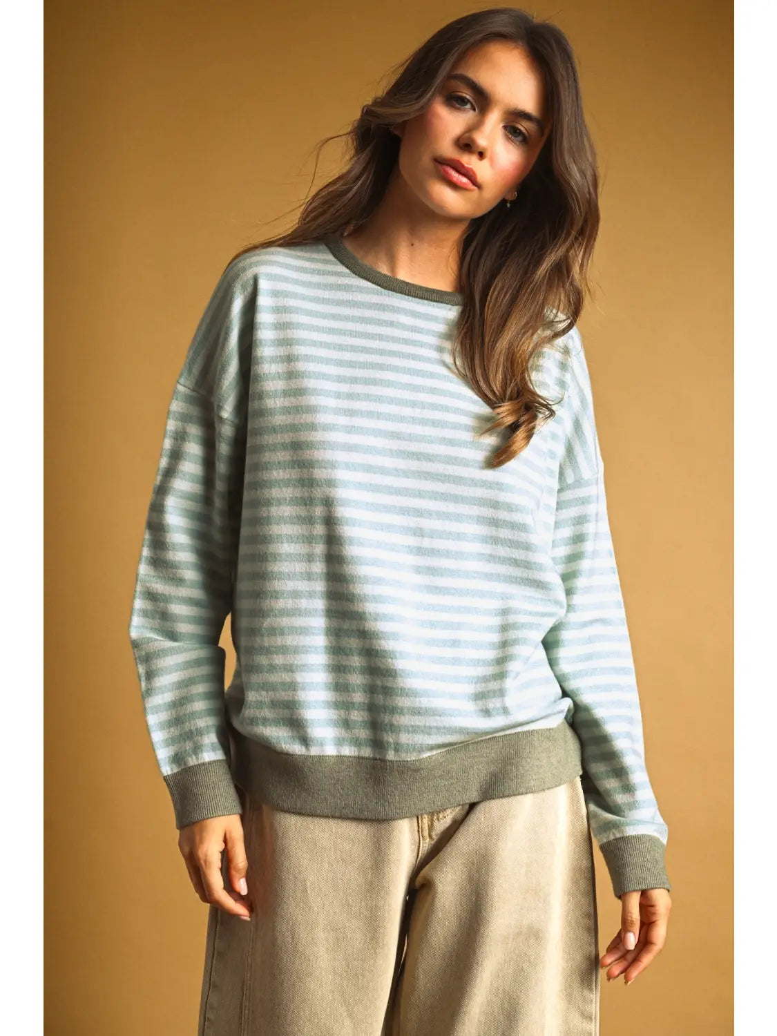 Remi Contrast Knit Top