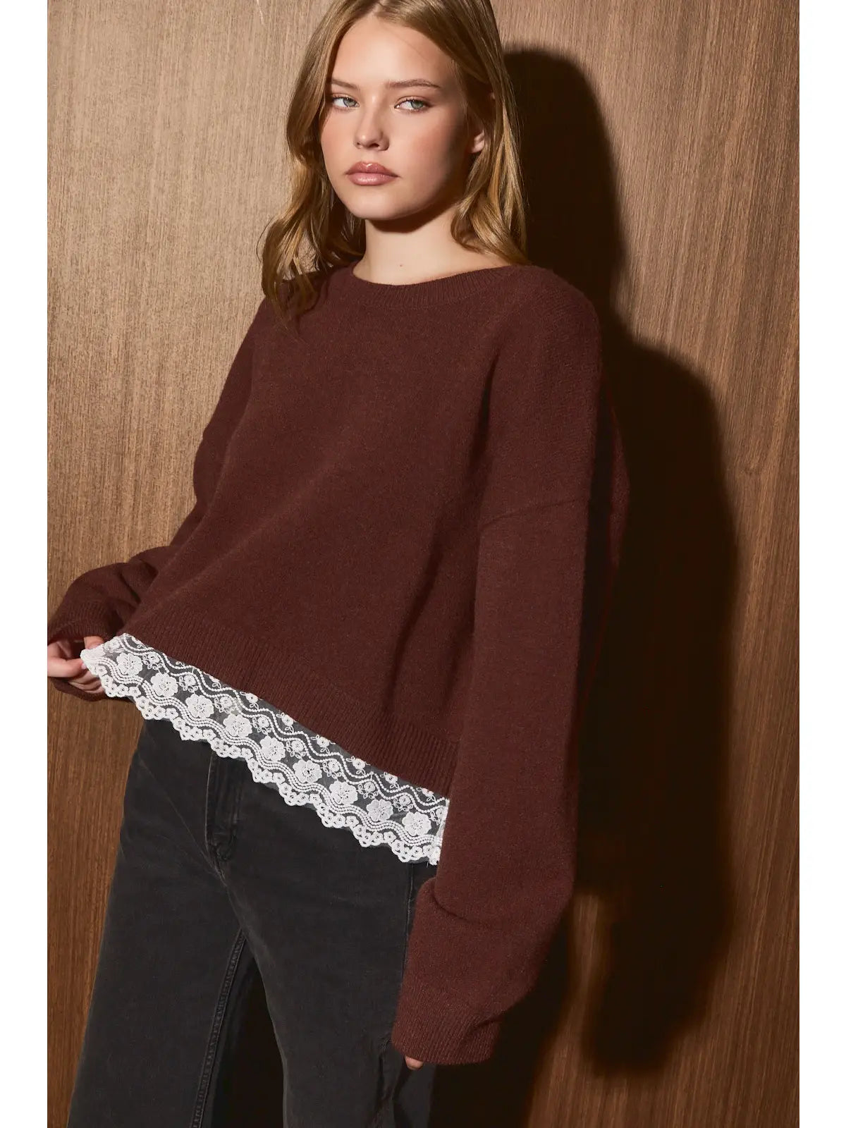 Lace of Luxury Sweater