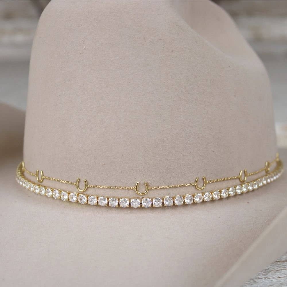 Horseshoe Chain Hat Band