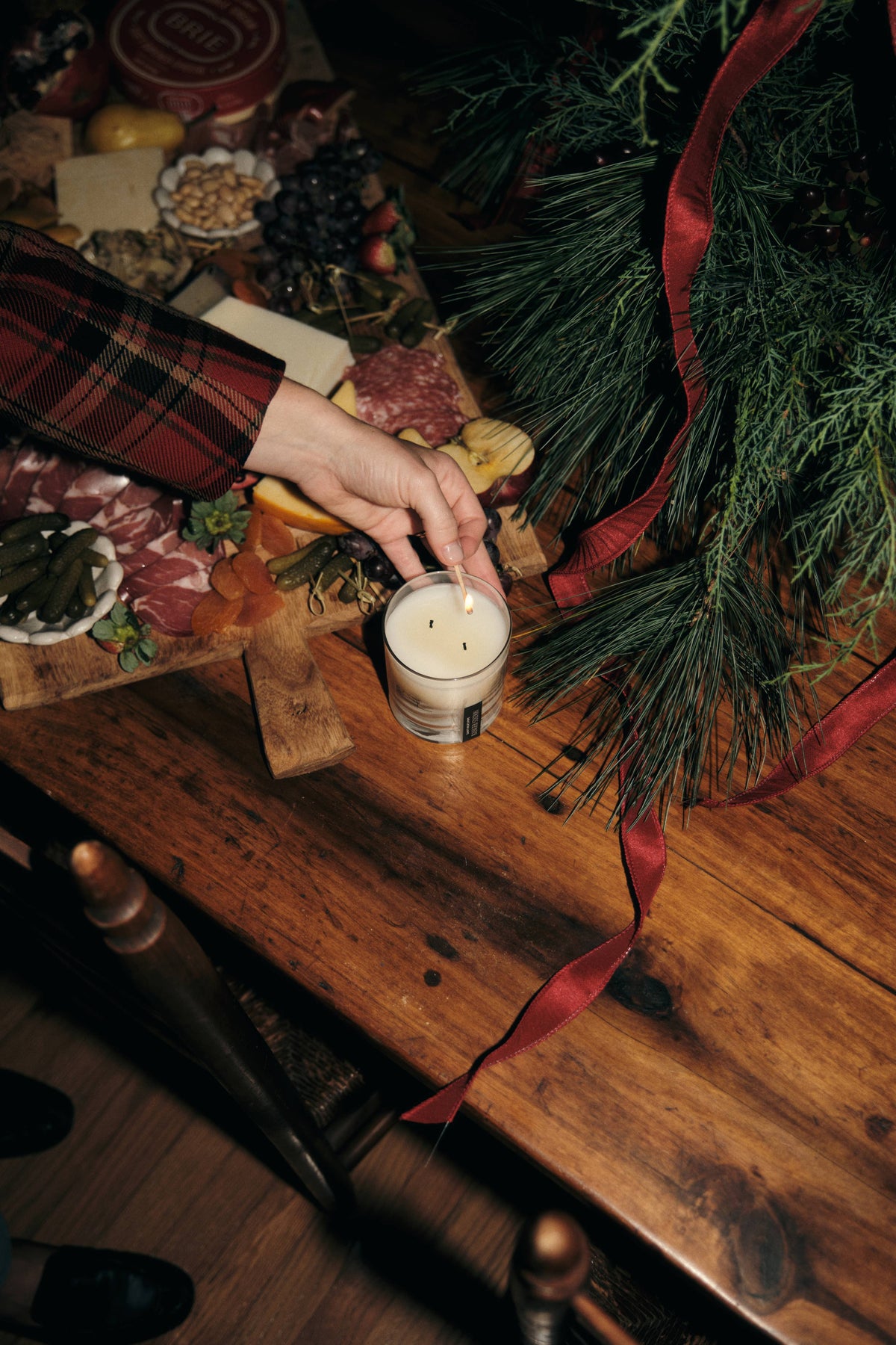 (TESTER) COWBOY CHRISTMAS CANDLE 