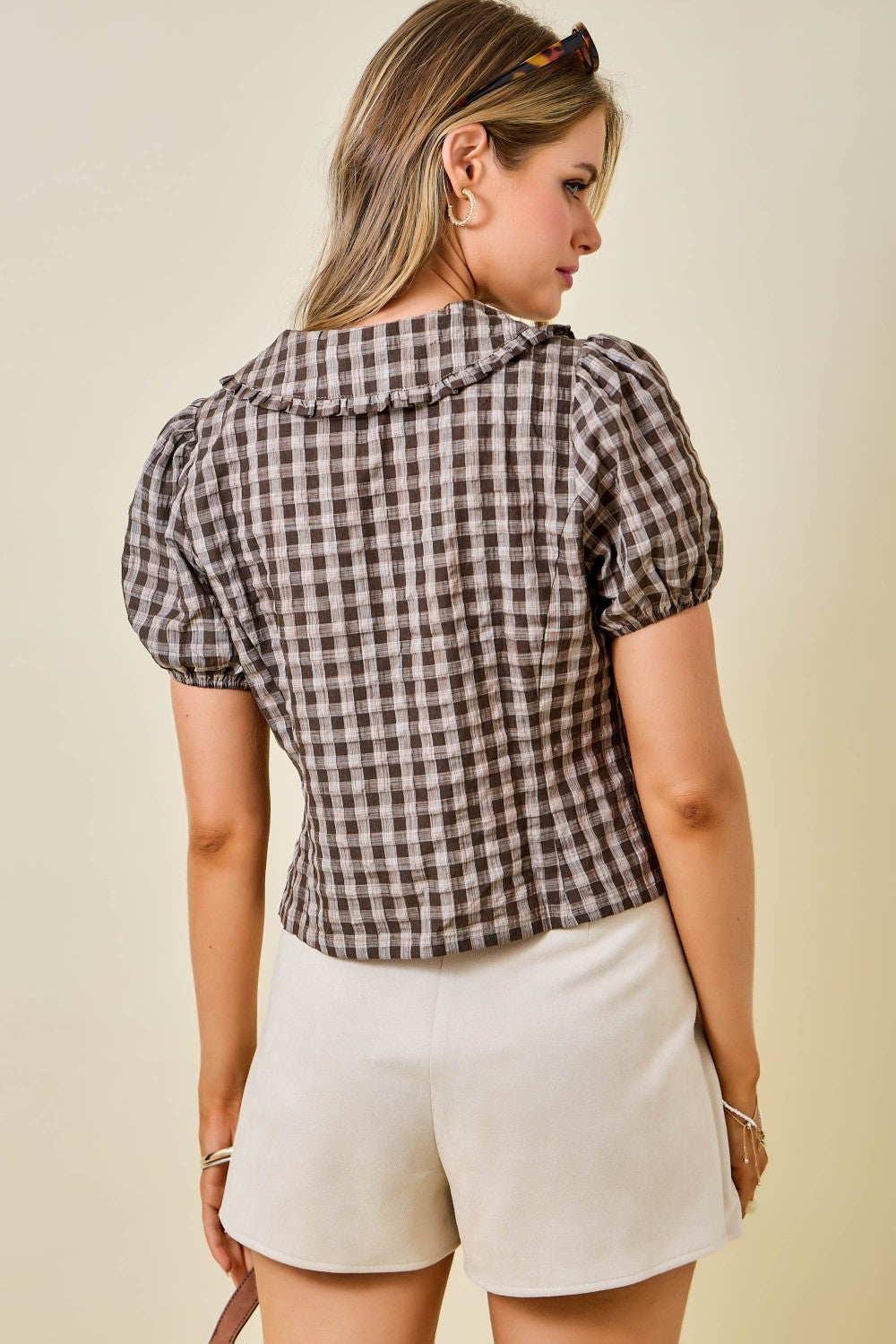 Gingham Girl Top
