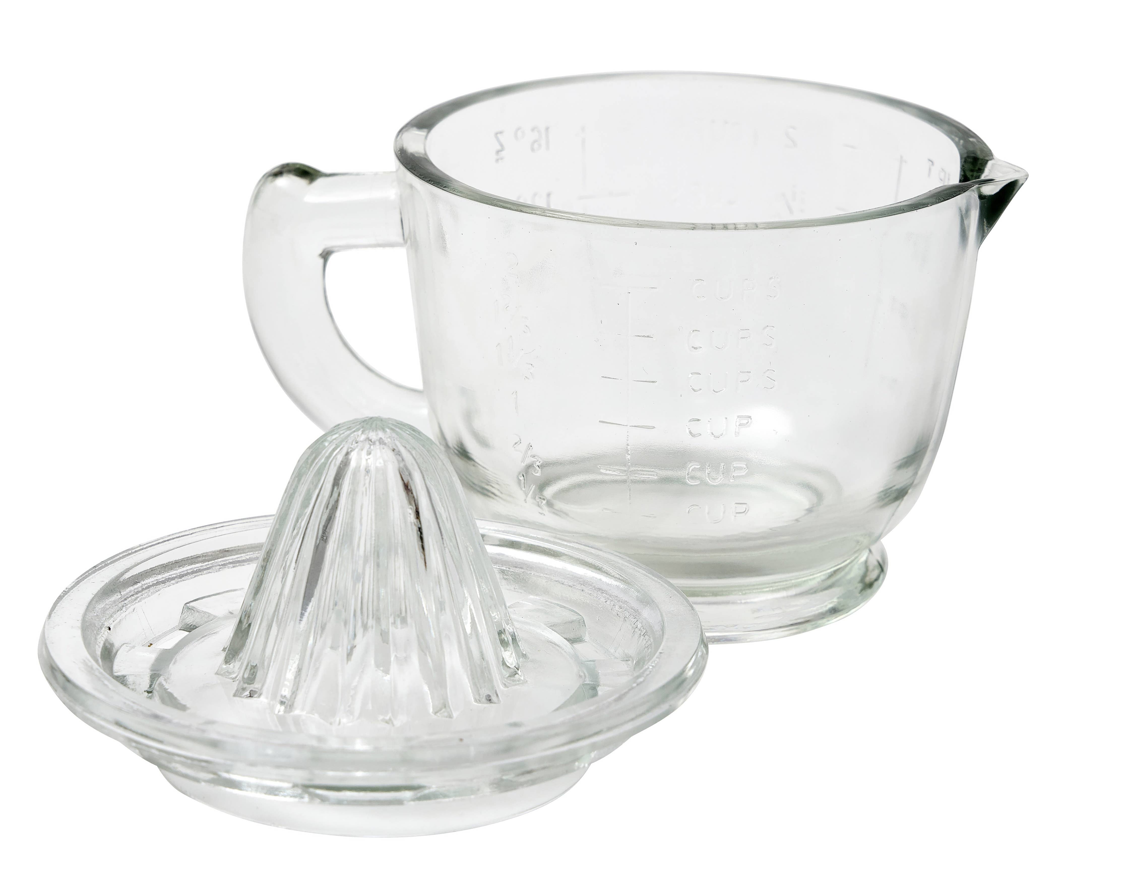 Glass Citrus Hand Press Juicer
