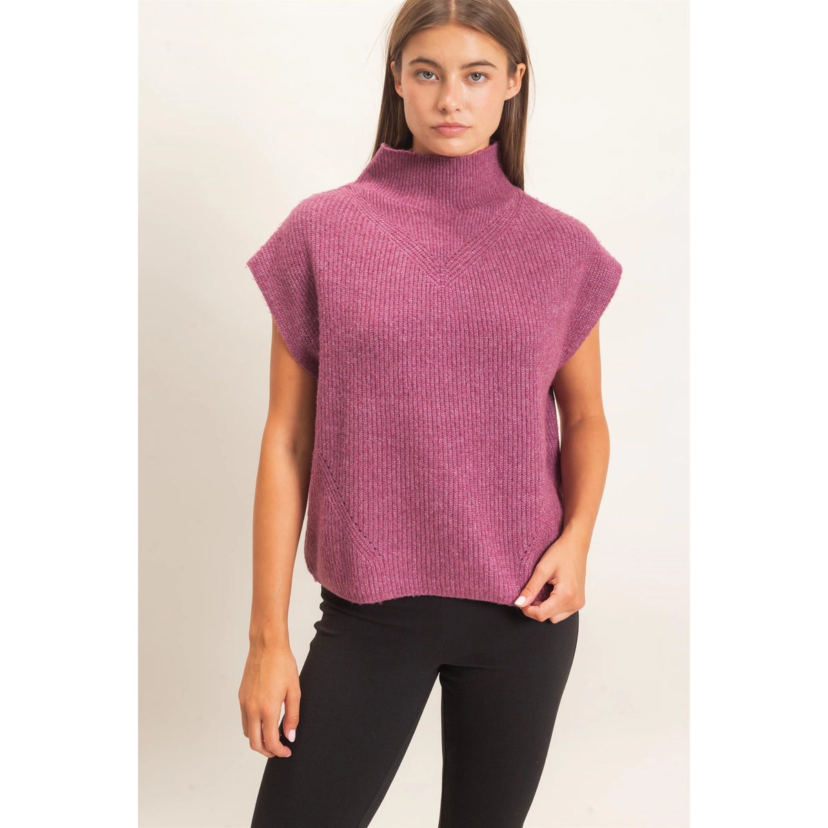 Stella Mock Neck Sweater
