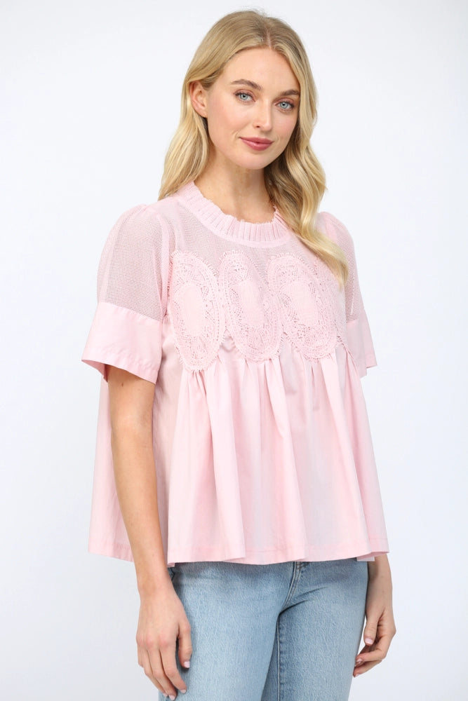 Mesh Blouse