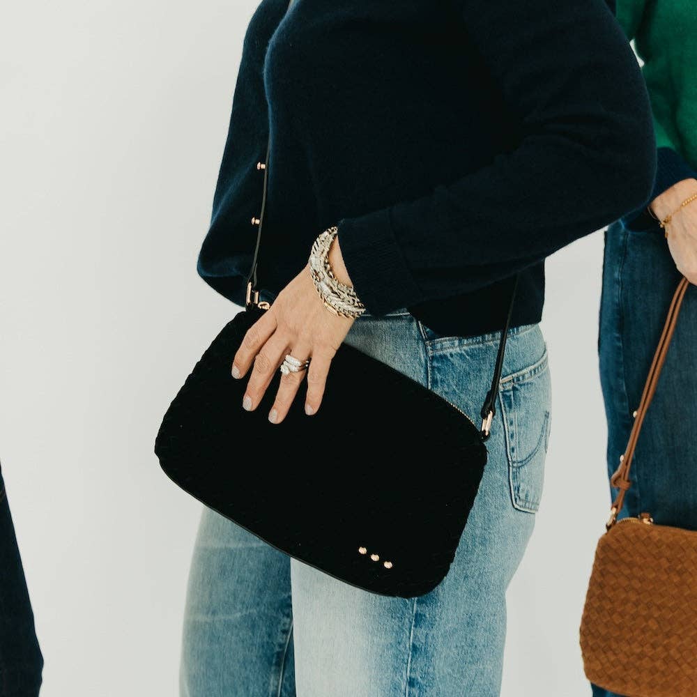 Suede Harper Hobo Shoulder Bag