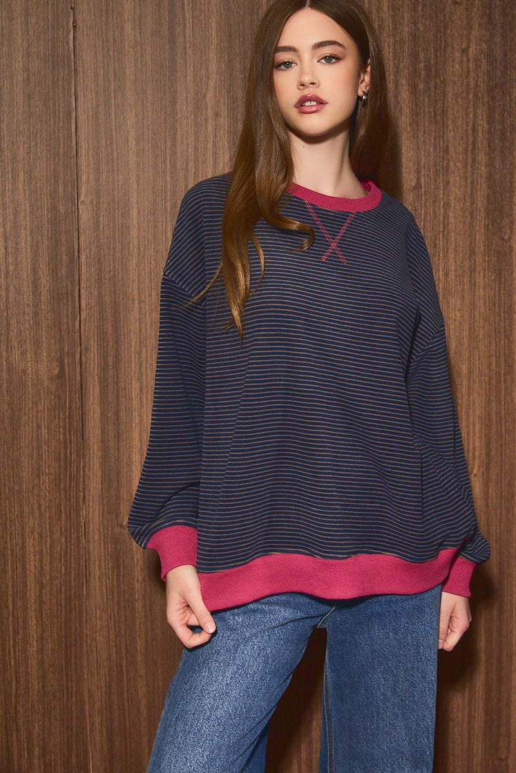 Abigail Stripe Sweater