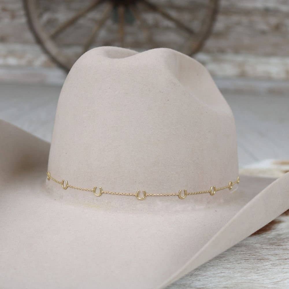 Horseshoe Chain Hat Band