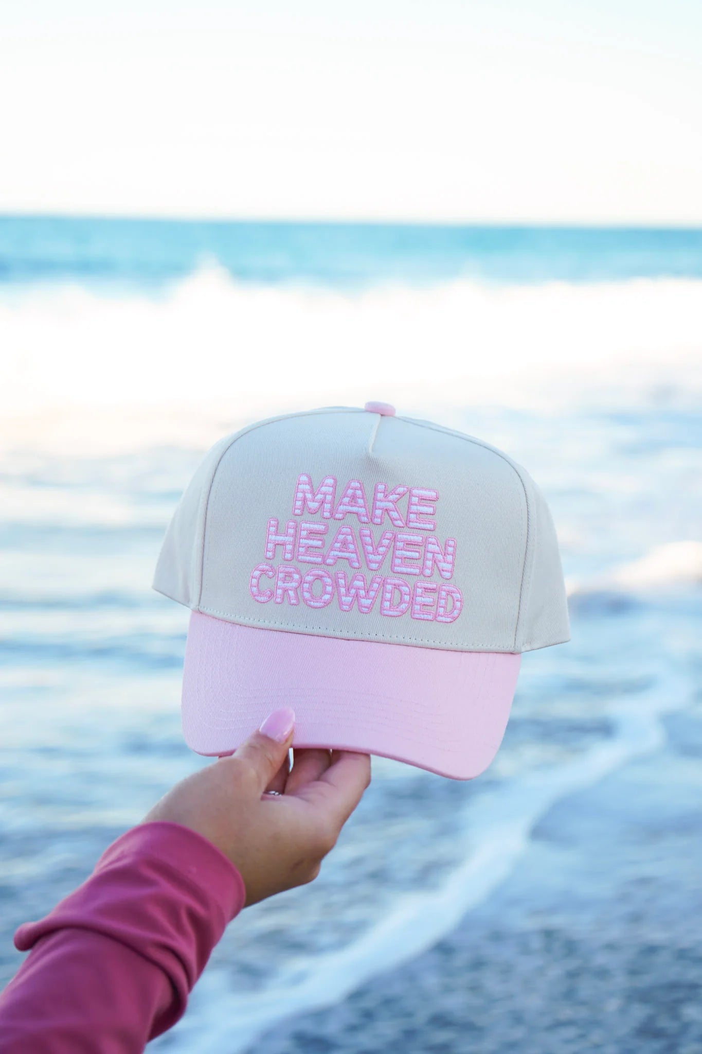 Make Heaven Crowded Trucker Hat