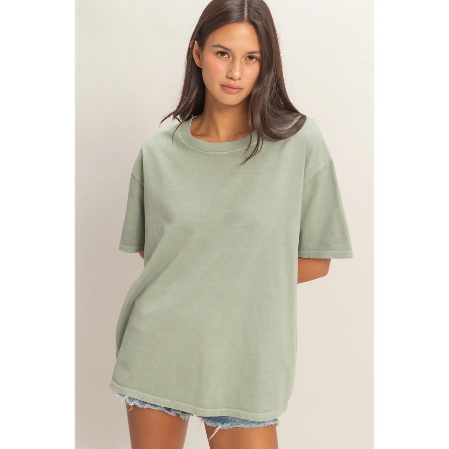 Pigment Dyed Crew Neck