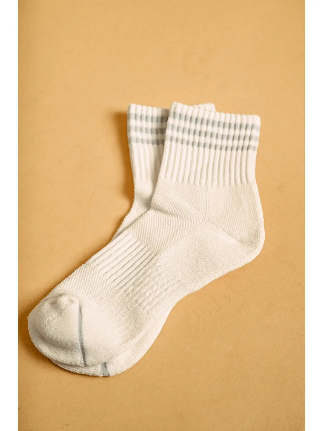 Ankle Socks with Pastel Stripes