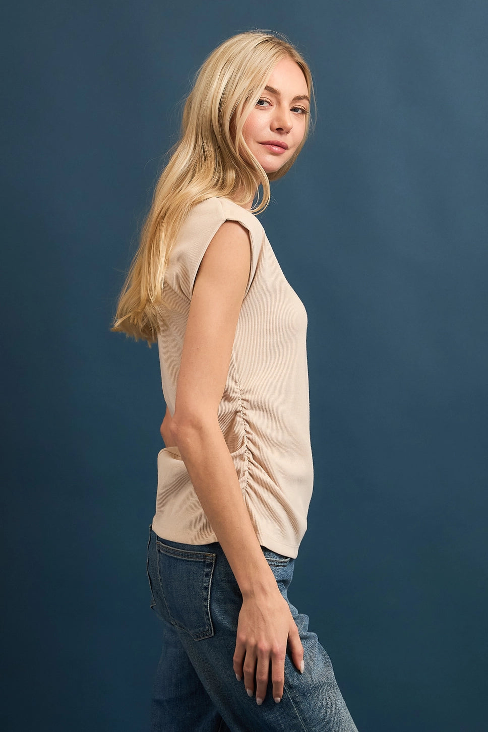 Terry Rib Muscle Top