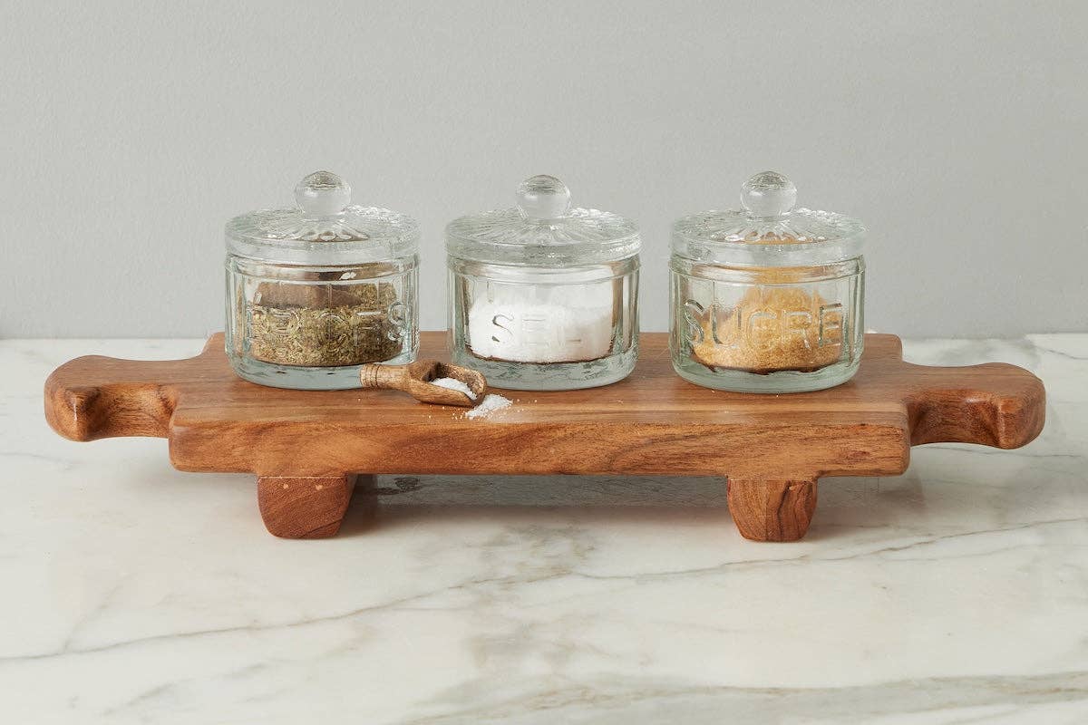 Glass Salt Cellar