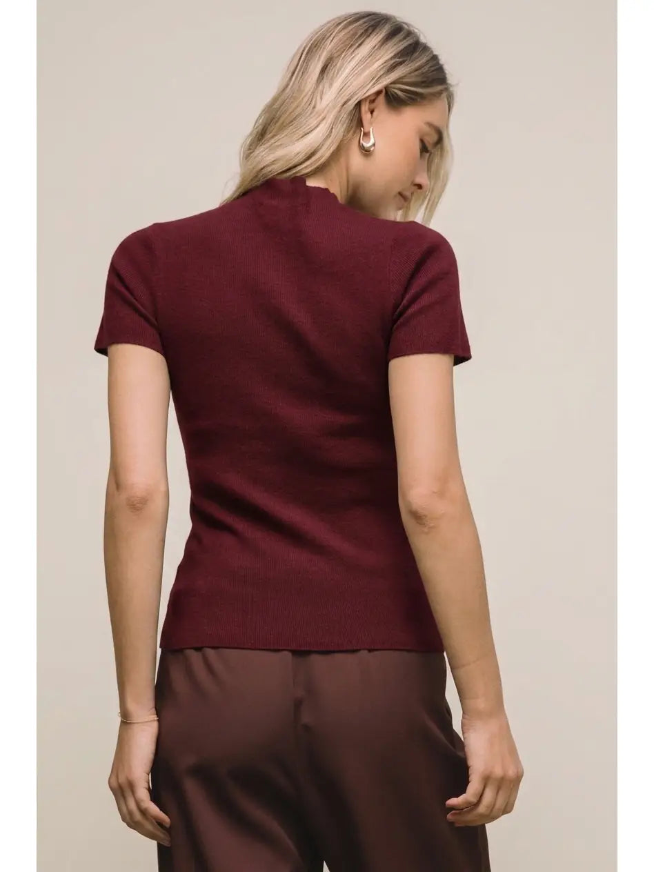 Soft Spot Short Sleeve Sweater