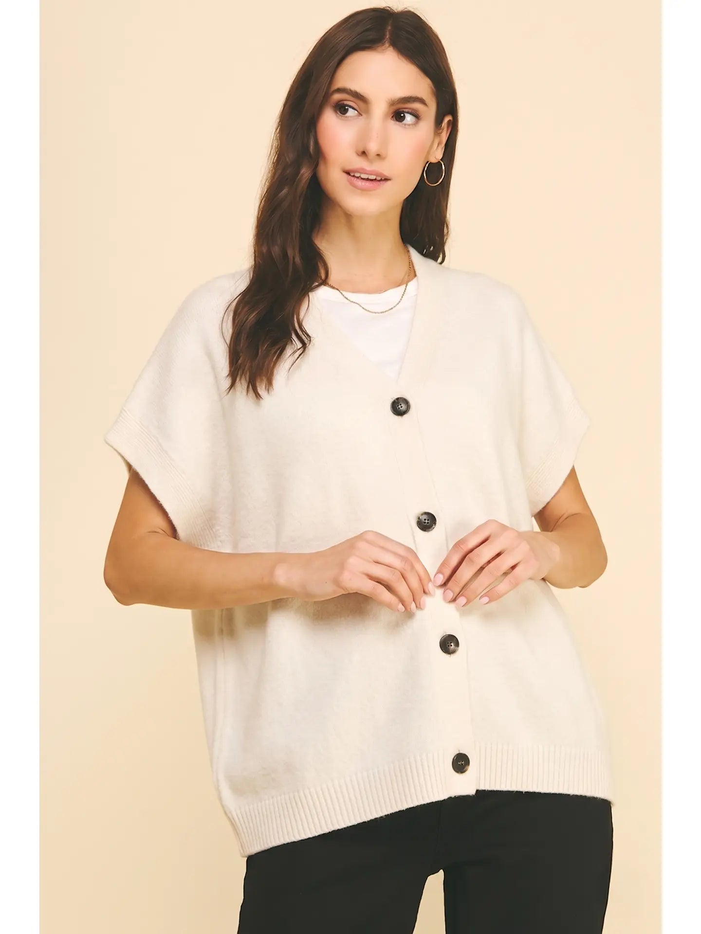 Josie Oversized Sweater Vest